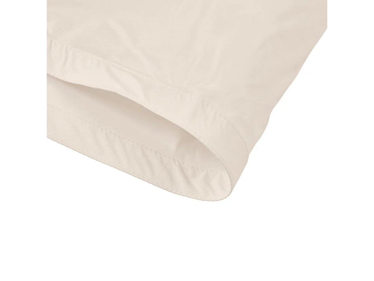 Imperméable en tissu d'ombre carré Platinum Dreamsail crème 5x5x5x5 m