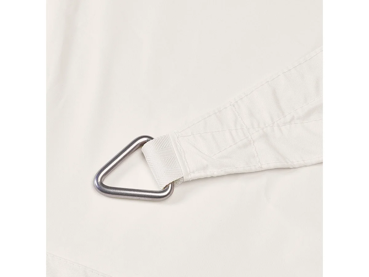 Imperméable en tissu d'ombre carré Platinum Dreamsail crème 5x5x5x5 m