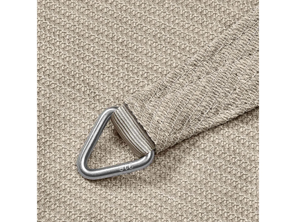 Platinum Coolfit schaduwdoek driehoek 3.6x3.6x3.6m - greige