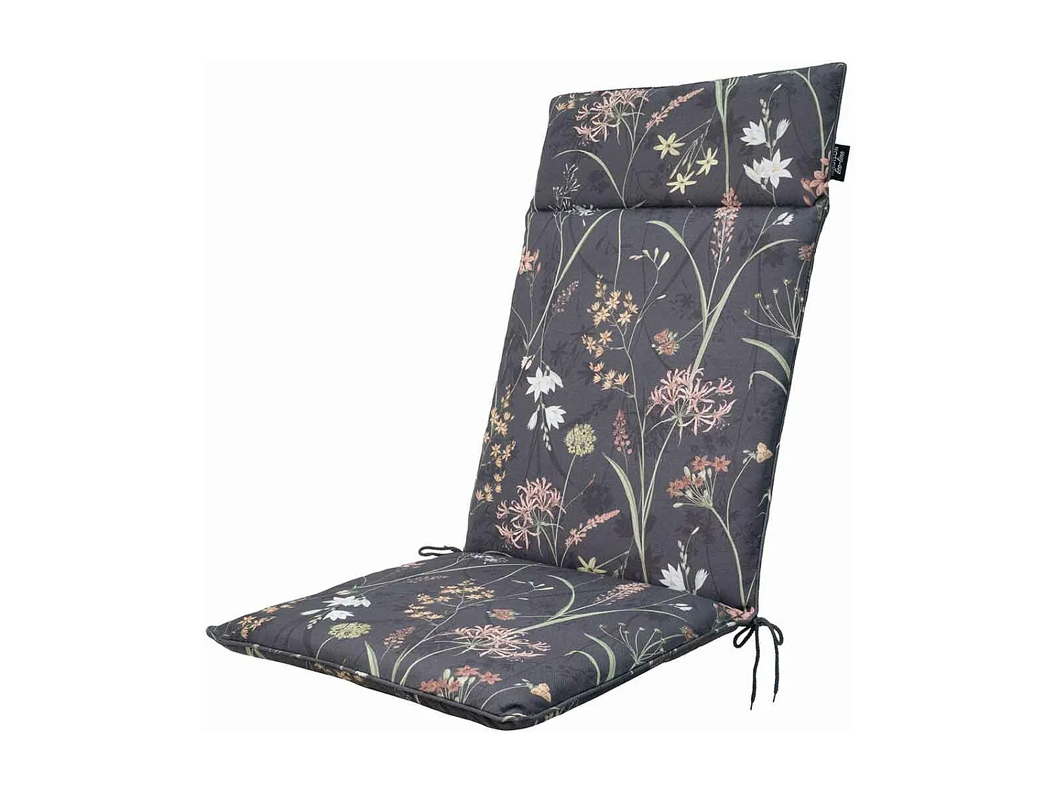 Coussin de chaise de jardin Madison Donna toile grise eco+ 120x50cm