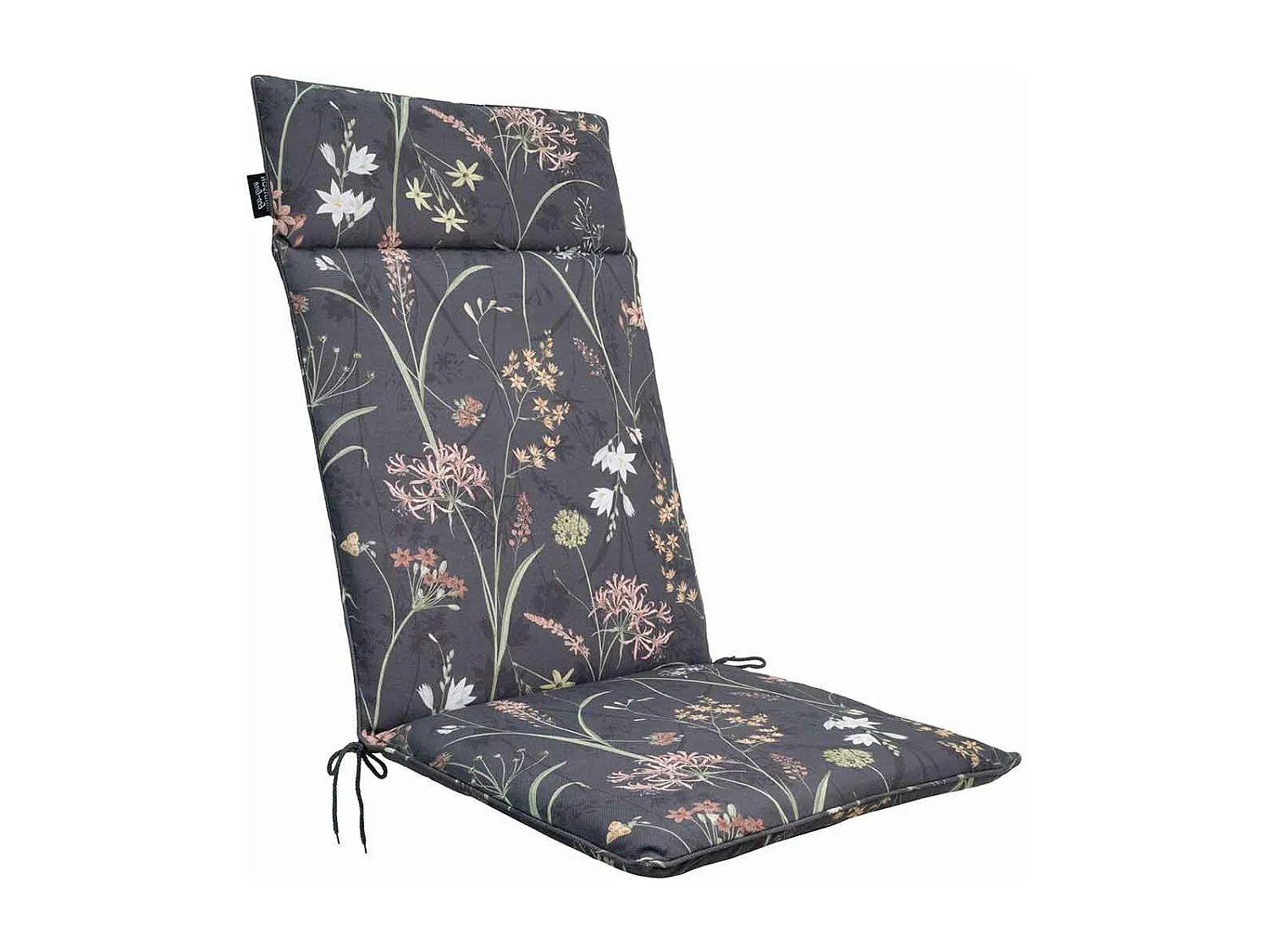 Coussin de chaise de jardin Madison Donna toile grise eco+ 120x50cm