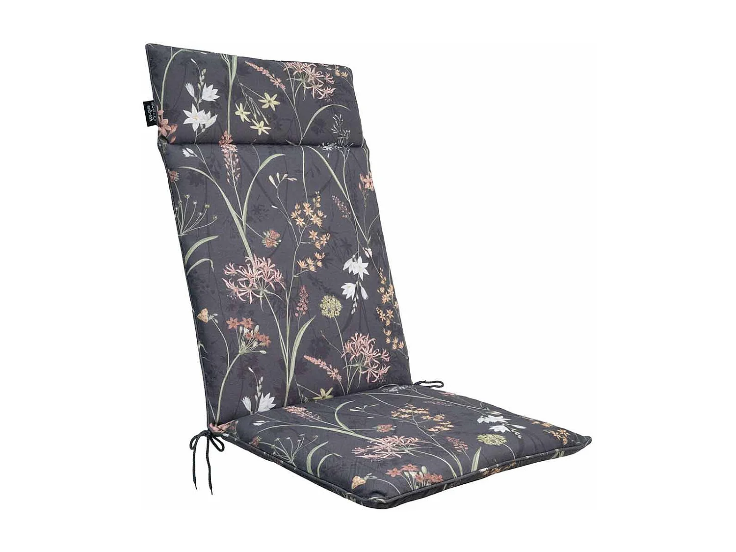 Coussin de chaise de jardin Madison Donna toile grise eco+ 120x50cm