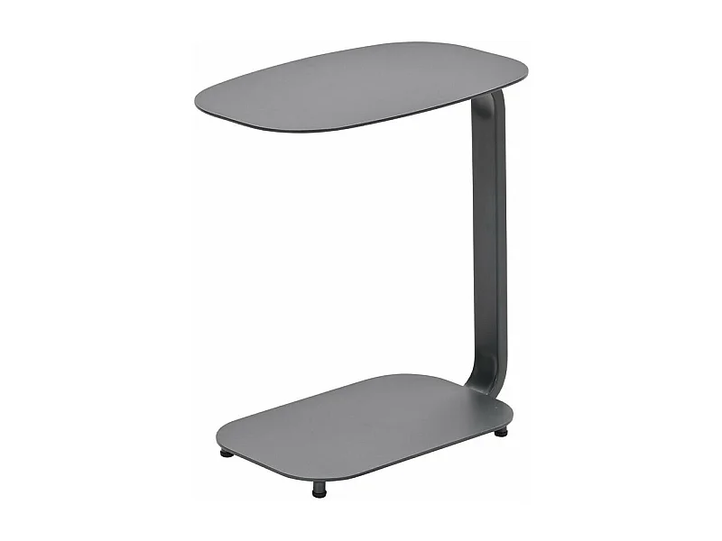 Garden Impressions table d'appoint pour ordinateur portable Sem gris foncé 45x30xH51 cm