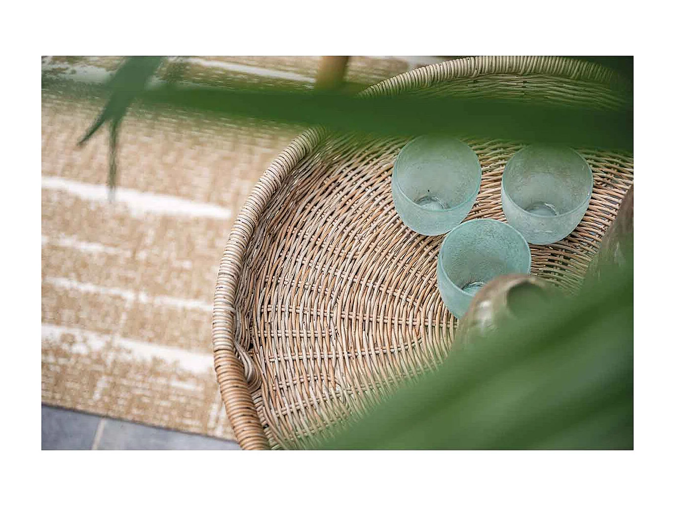 Table d'appoint Garden Impressions Nigori naturel Ø70xH40 cm