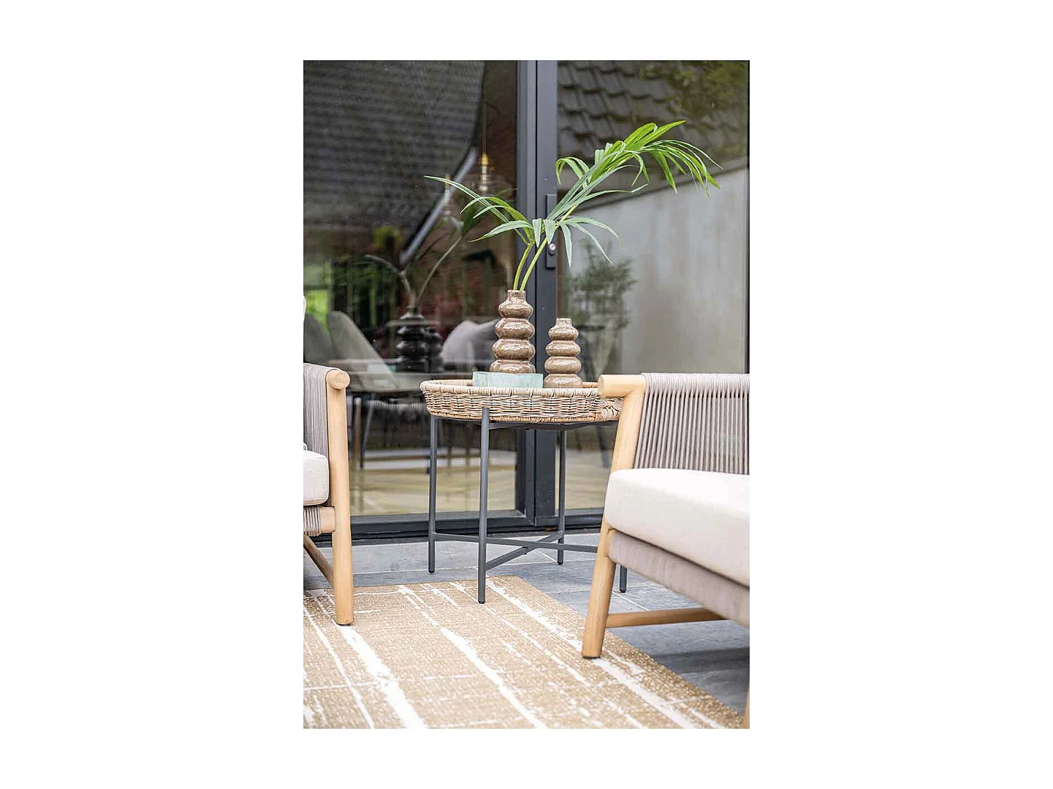 Garden Impressions Nigori bijzettafel Ø70xH40 cm - natural