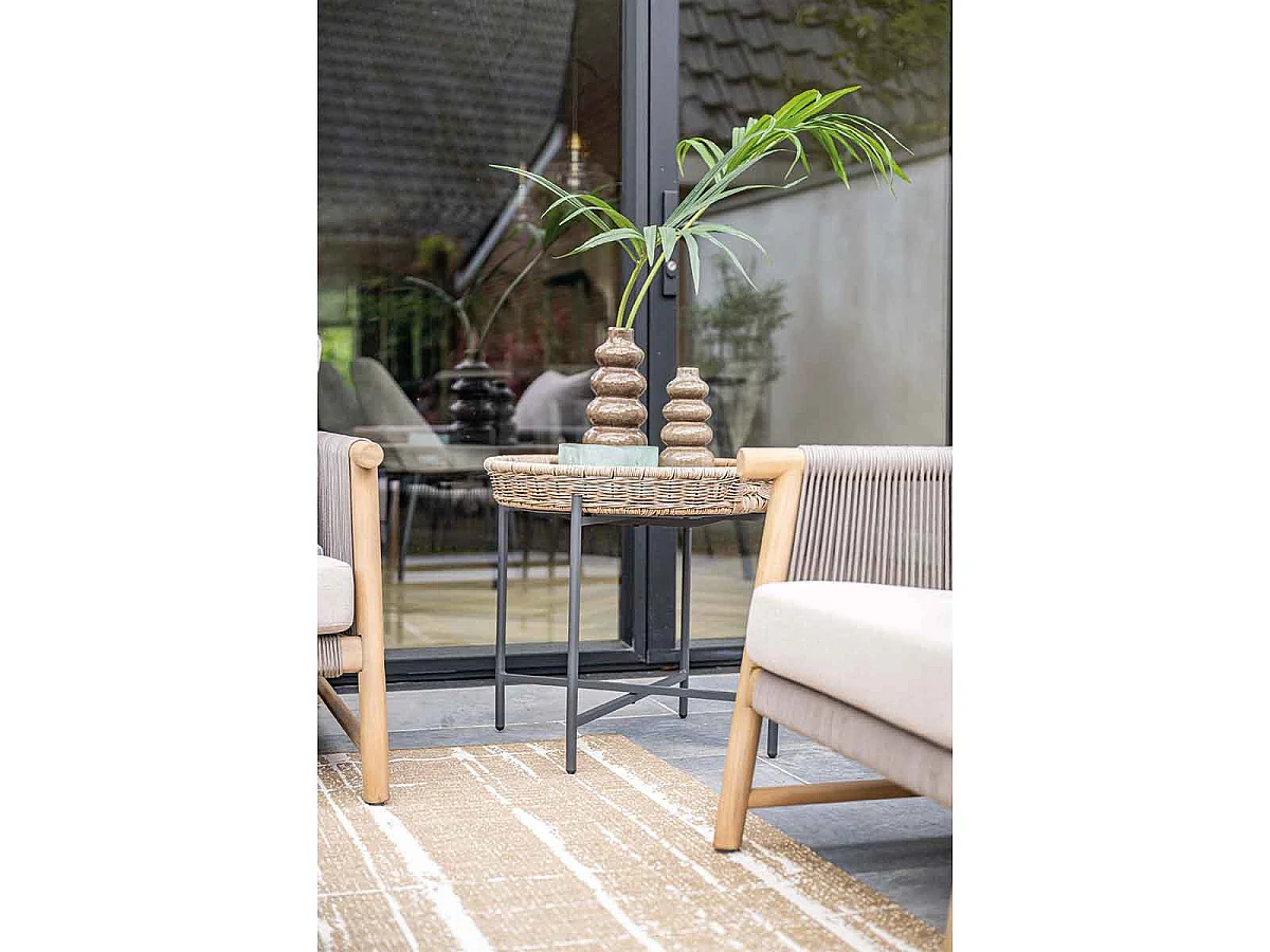 Garden Impressions Nigori bijzettafel Ø70xH40 cm - natural