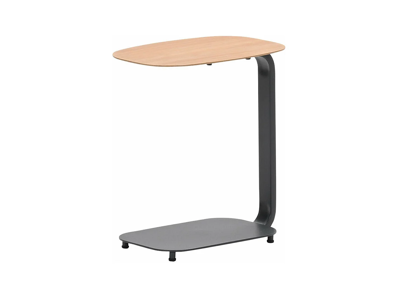 Garden Impressions table d'appoint pour ordinateur portable Sem aspect teck clair 45x30xH51 cm