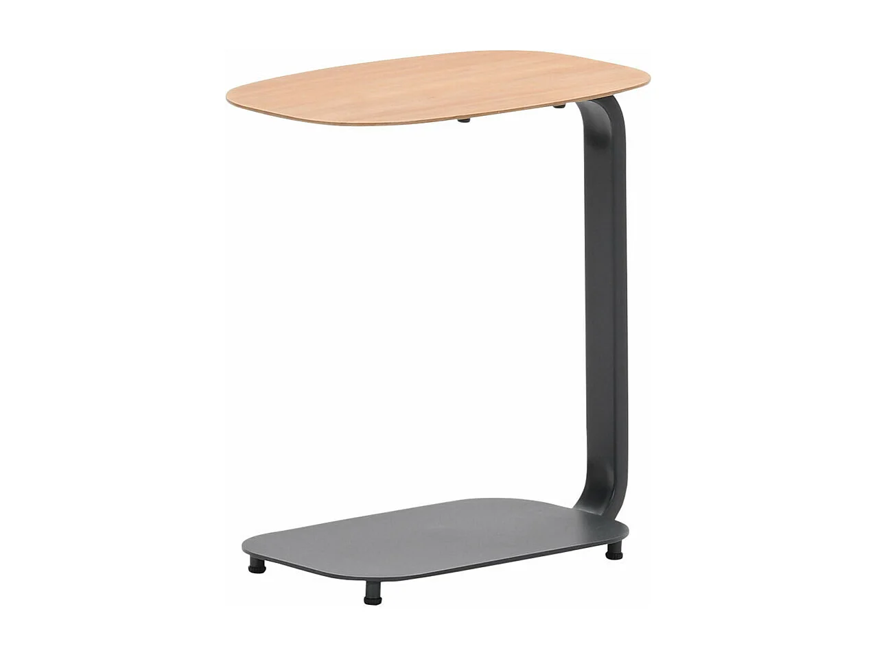 Garden Impressions table d'appoint pour ordinateur portable Sem aspect teck clair 45x30xH51 cm