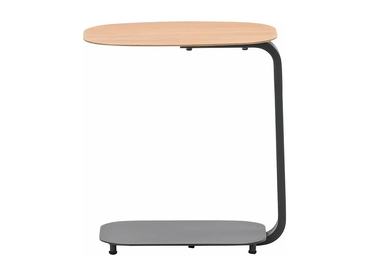 Garden Impressions table d'appoint pour ordinateur portable Sem aspect teck clair 45x30xH51 cm