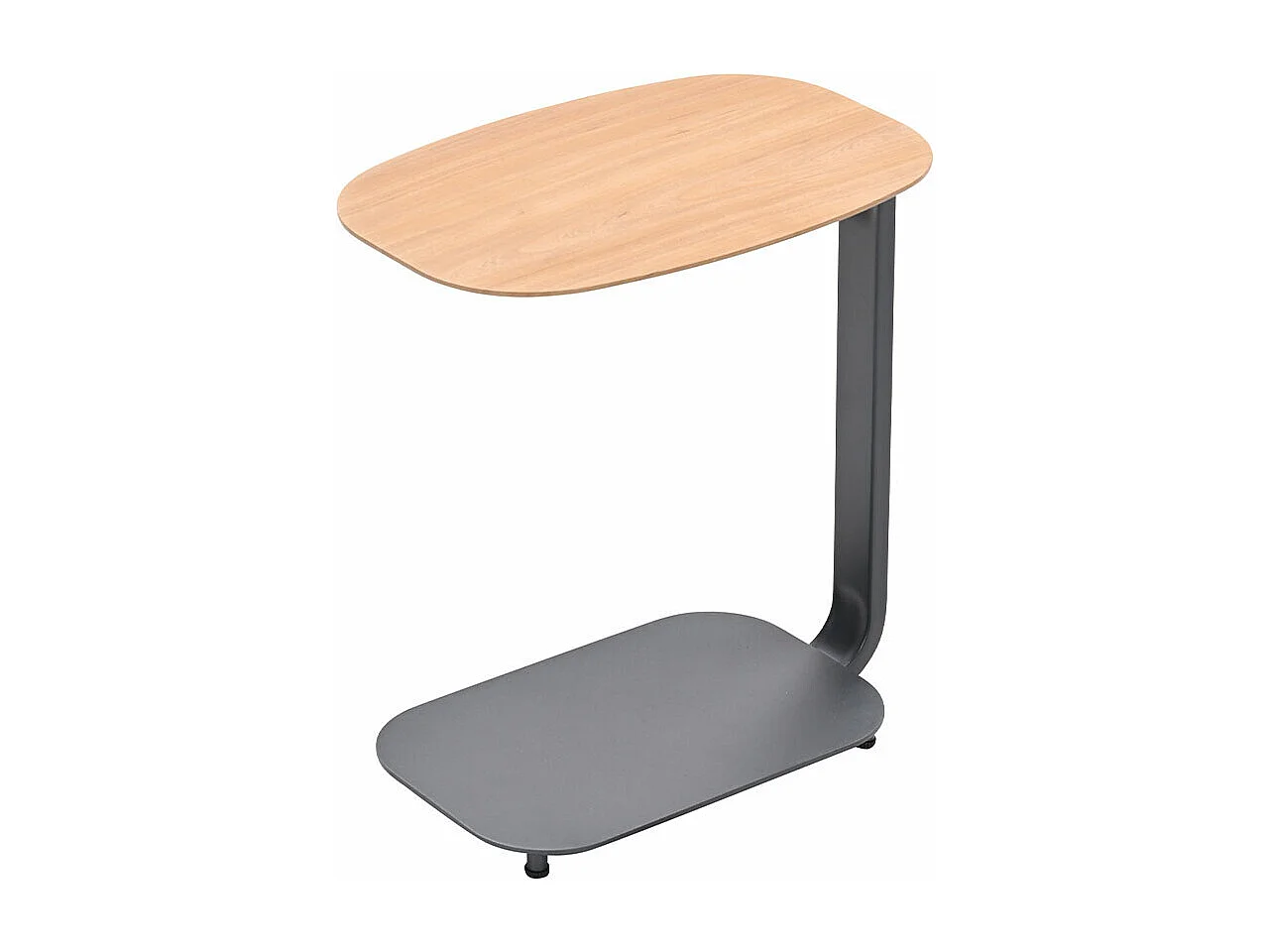 Garden Impressions table d'appoint pour ordinateur portable Sem aspect teck clair 45x30xH51 cm