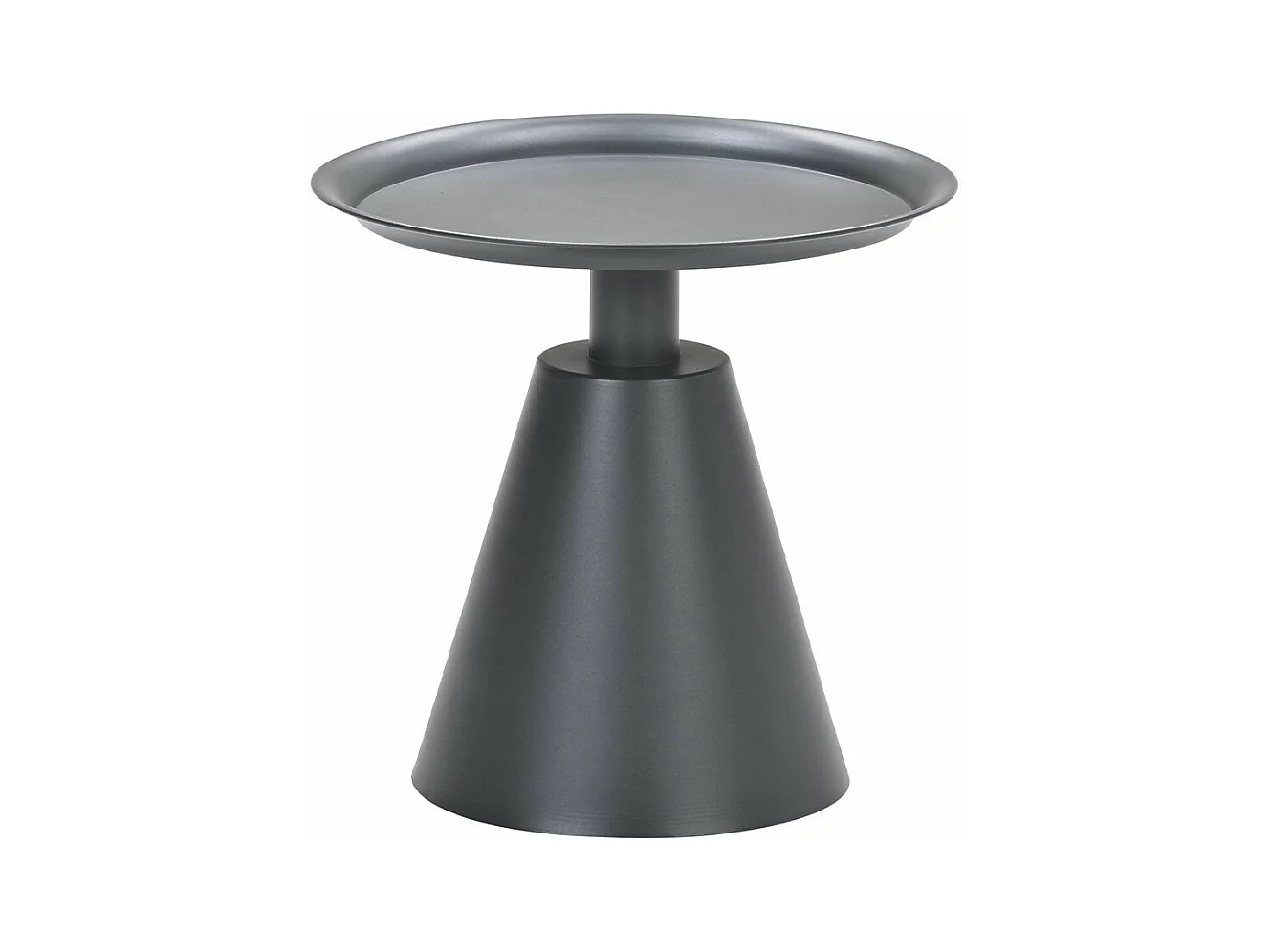 Table d'appoint Garden Impressions Tepa gris foncé Ø50xH48 cm