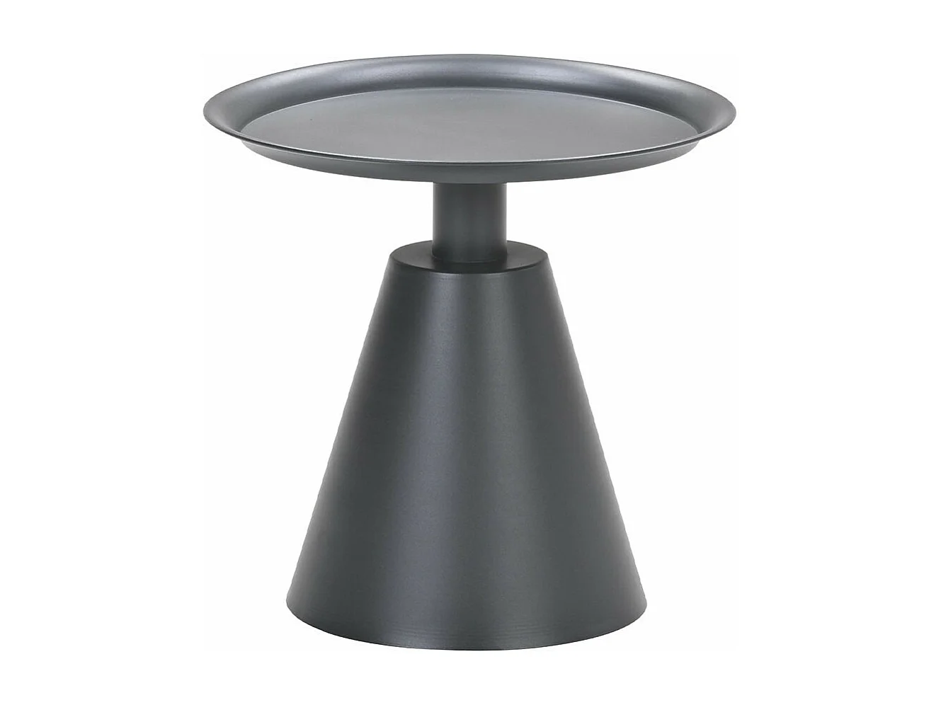 Table d'appoint Garden Impressions Tepa gris foncé Ø50xH48 cm