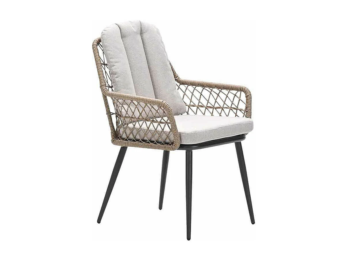 Garden Impressions Kalibo lounge dining stoel - donker grijs