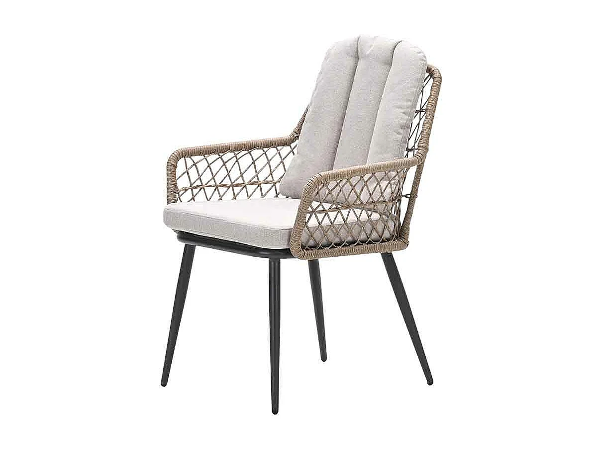 Garden Impressions Kalibo lounge dining stoel - donker grijs