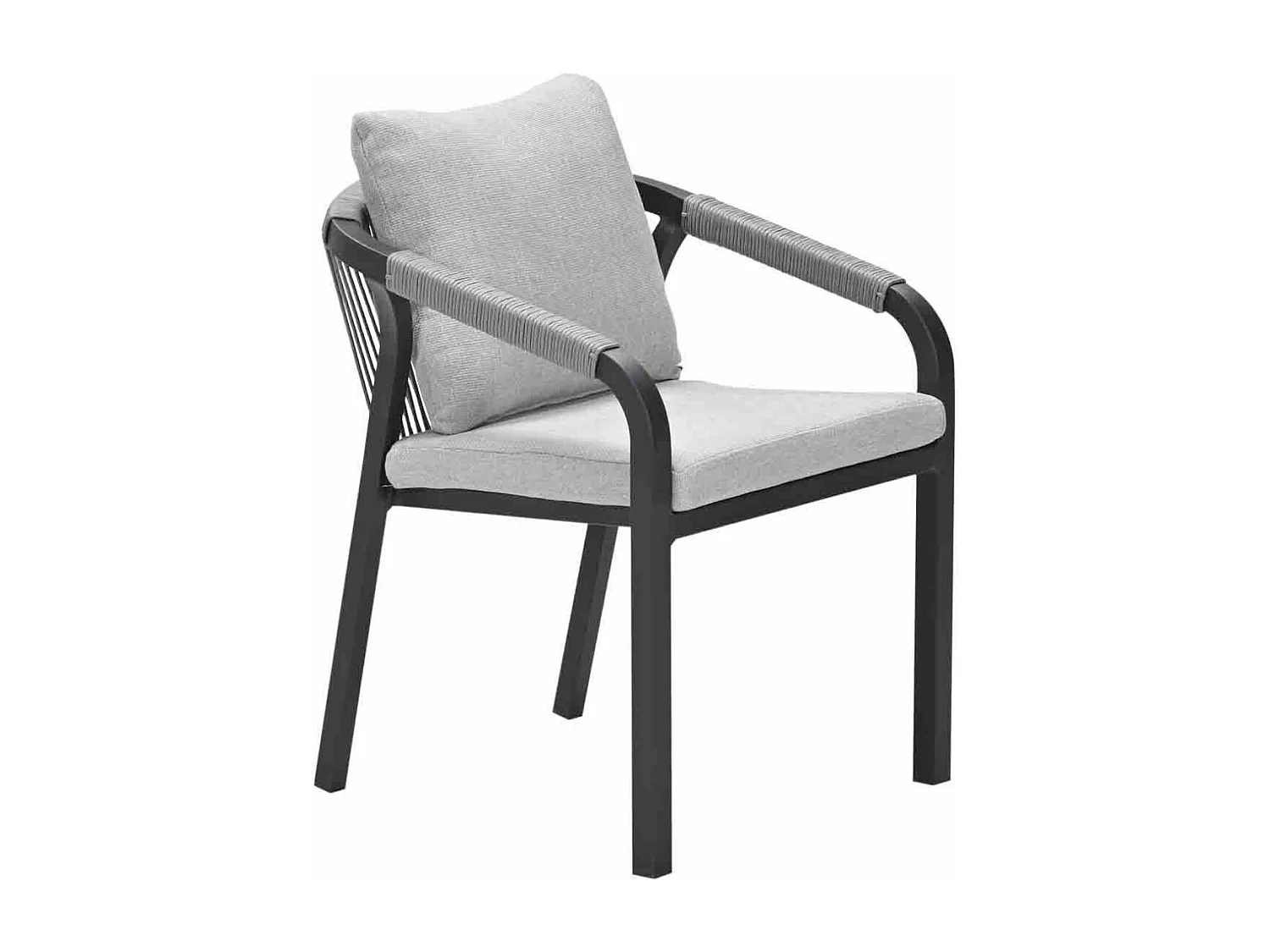 Garden Impressions Tarera lounge dining stoel - donker grijs