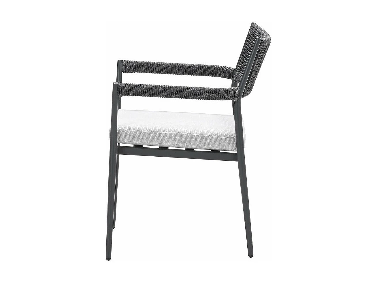 Garden Impressions Tineo lounge dining stoel - donker grijs