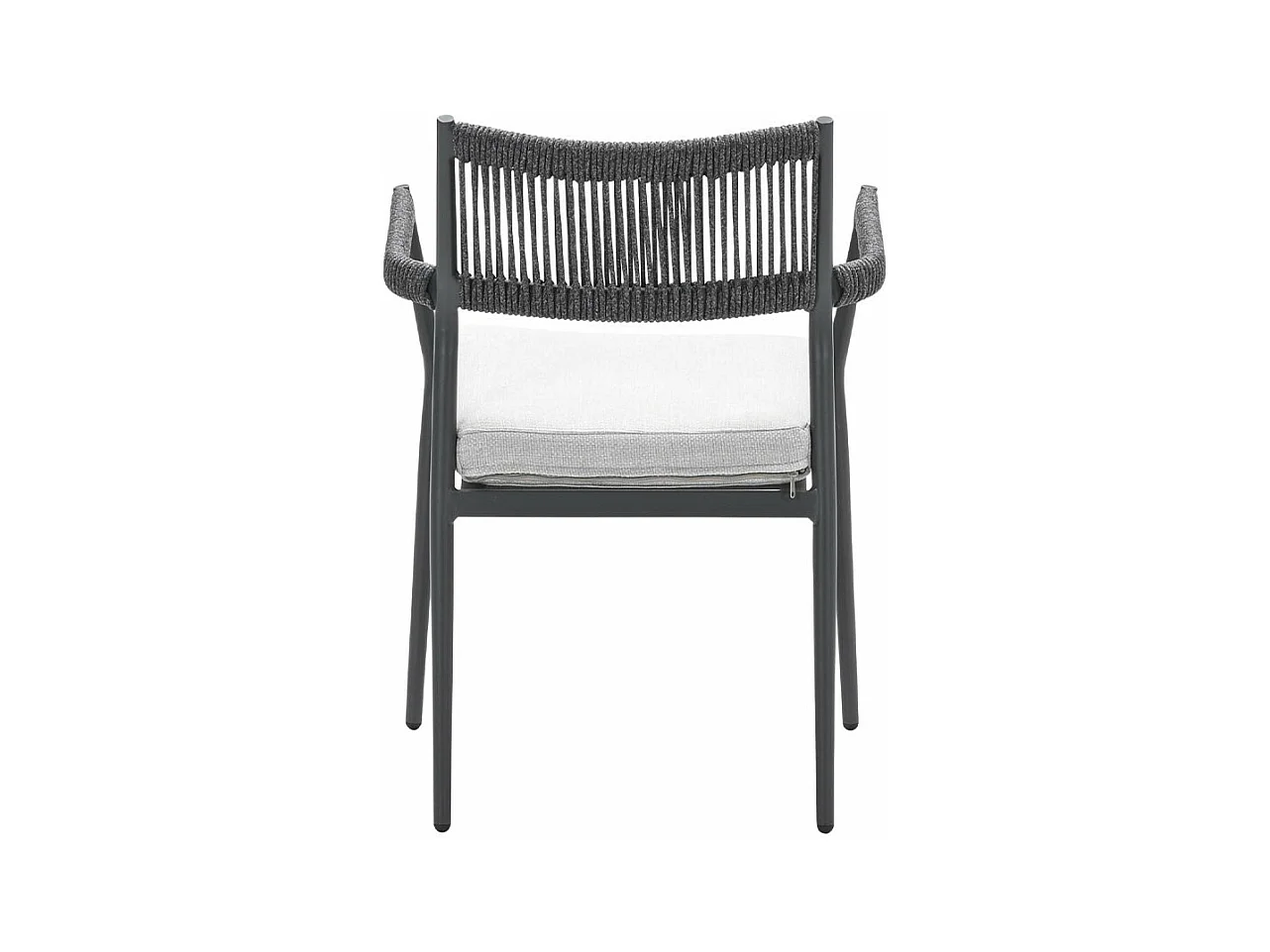 Chaise de salle à manger lounge Garden Impressions Tineo gris foncé