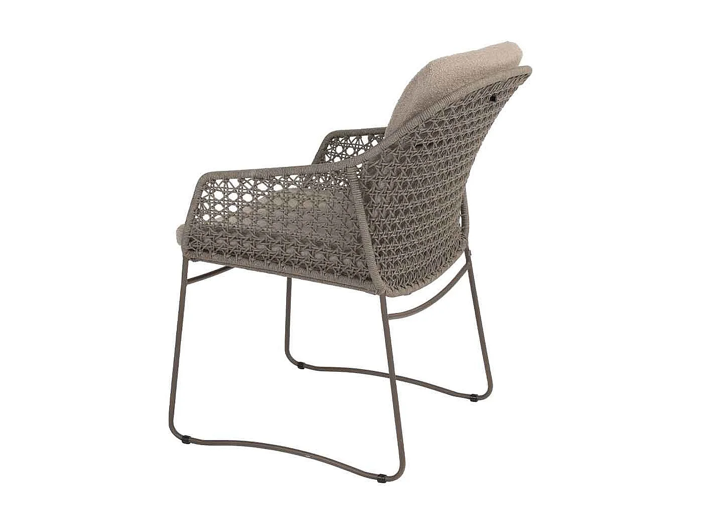 4 Seasons Moretti lounge dining stoel - bruin