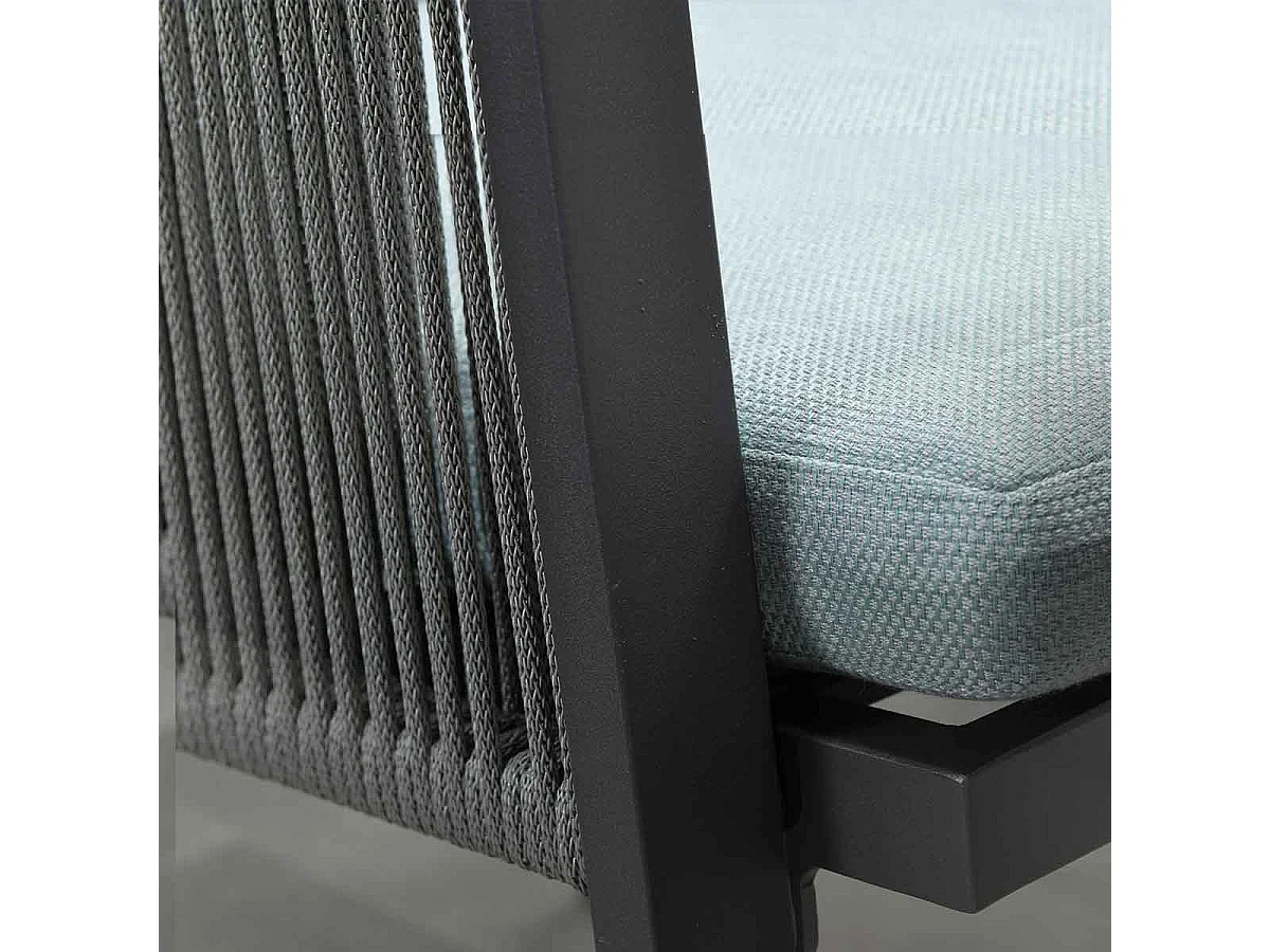 Garden Impressions Brendon lounge dining stoel - mint grijs