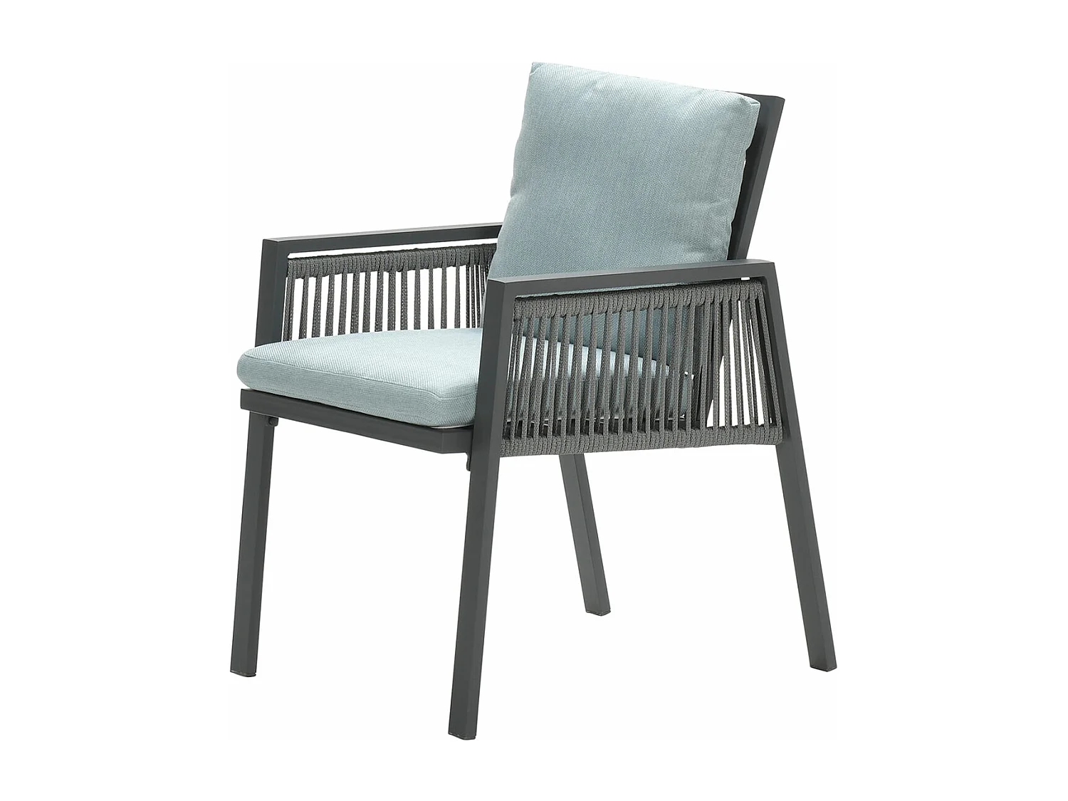 Garden Impressions Brendon lounge dining stoel - mint grijs