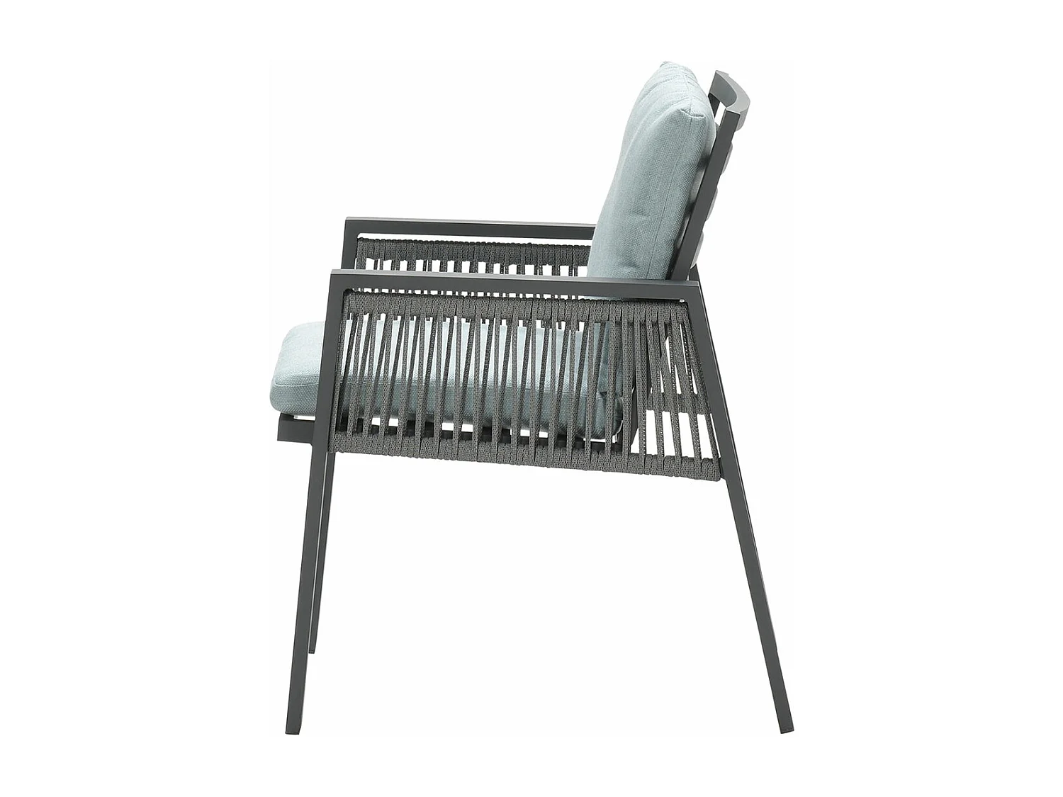 Garden Impressions Brendon lounge dining stoel - mint grijs