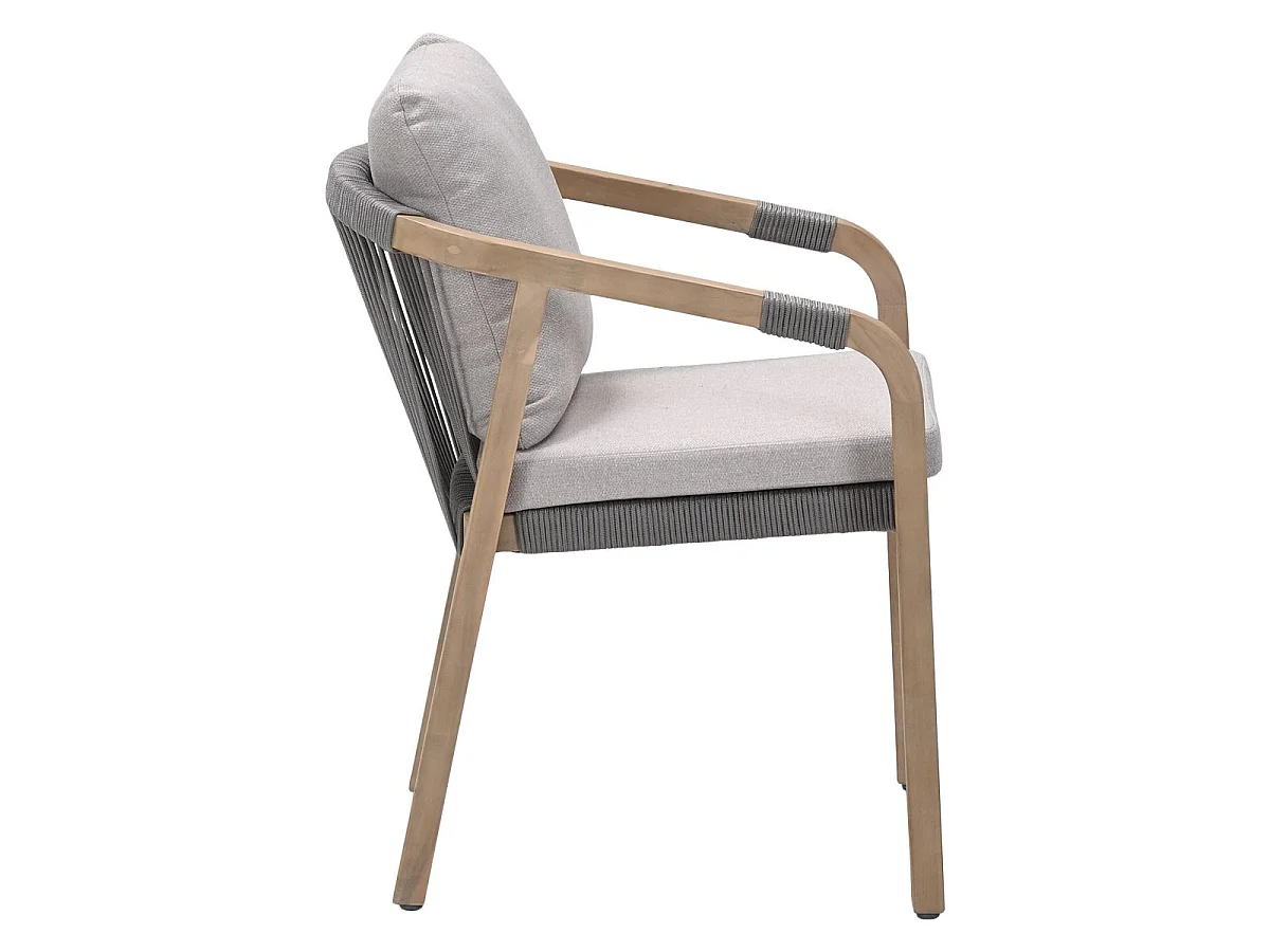 Chaise longue de salle à manger Garden Impressions Alora - sable gris
