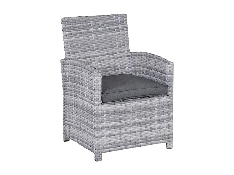 Garden Impressions Alaska lounge dining tuinstoel - grijs