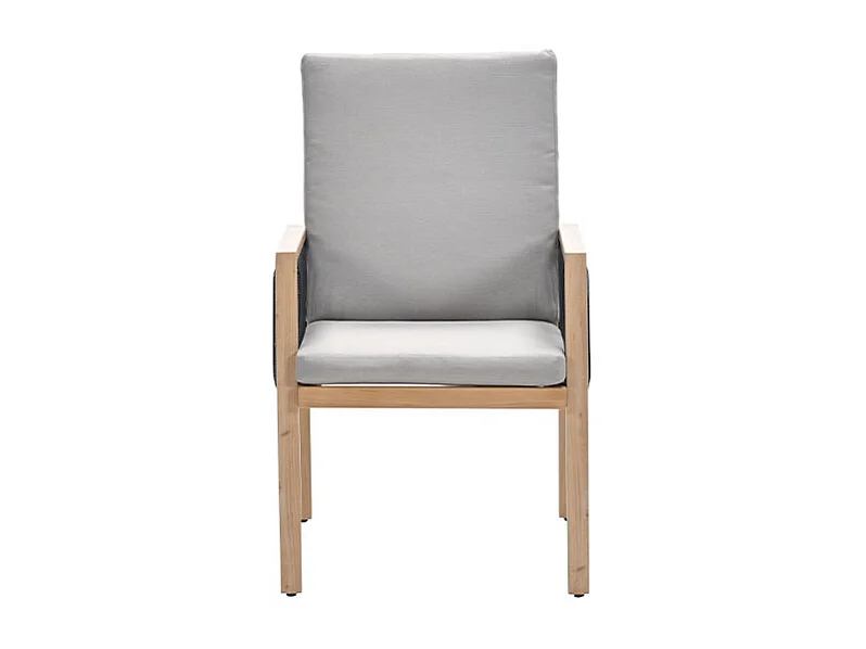 Garden Impressions San Capri lounge dining stoel - light teak aluminium