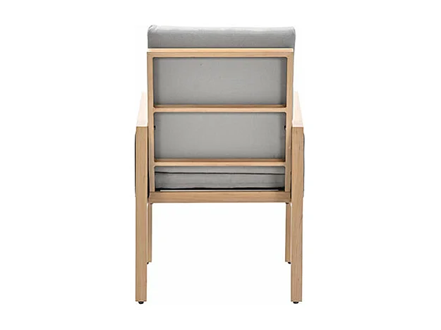 Garden Impressions San Capri lounge dining stoel - light teak aluminium