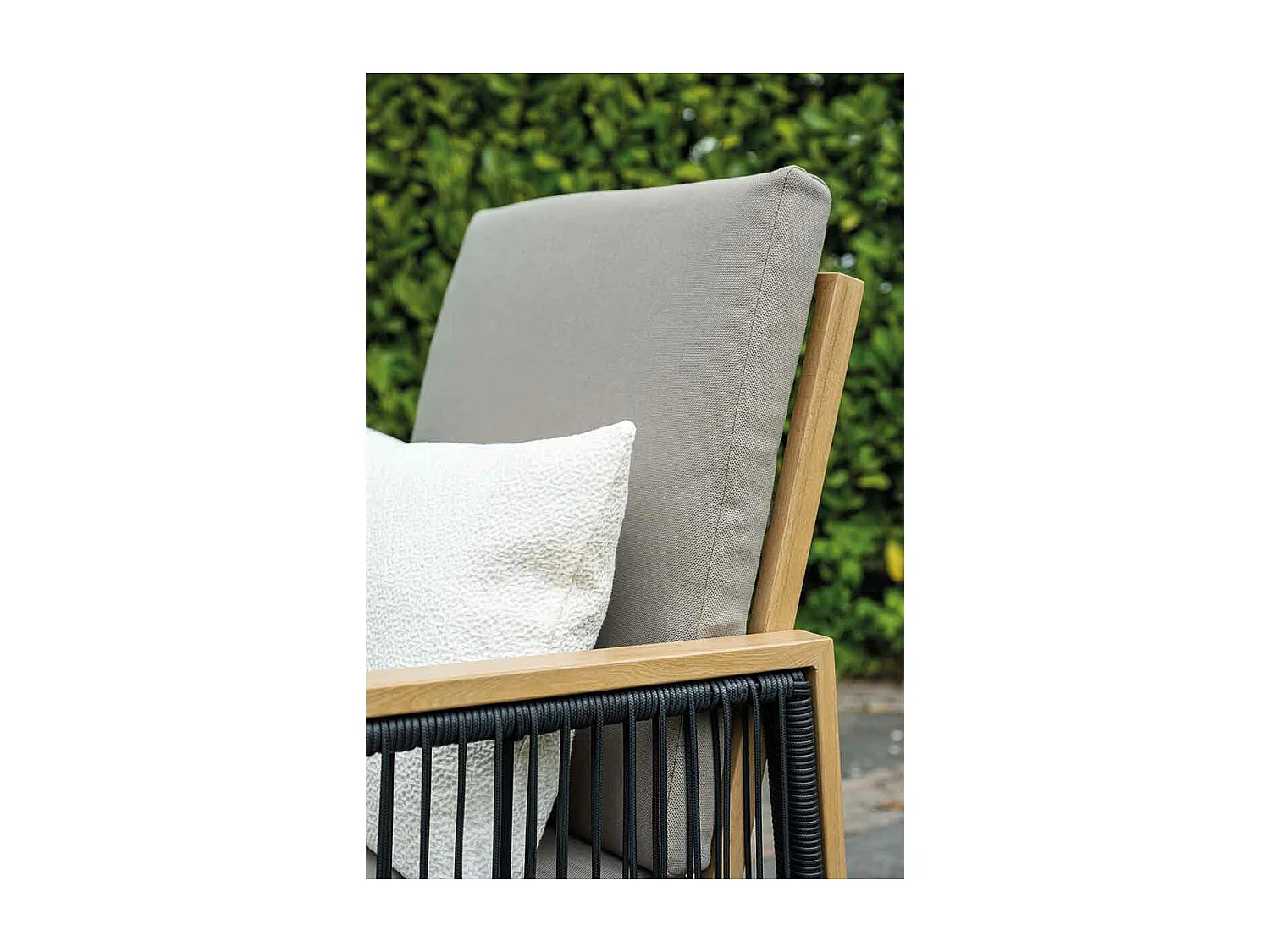 Garden Impressions San Capri lounge dining stoel - light teak aluminium