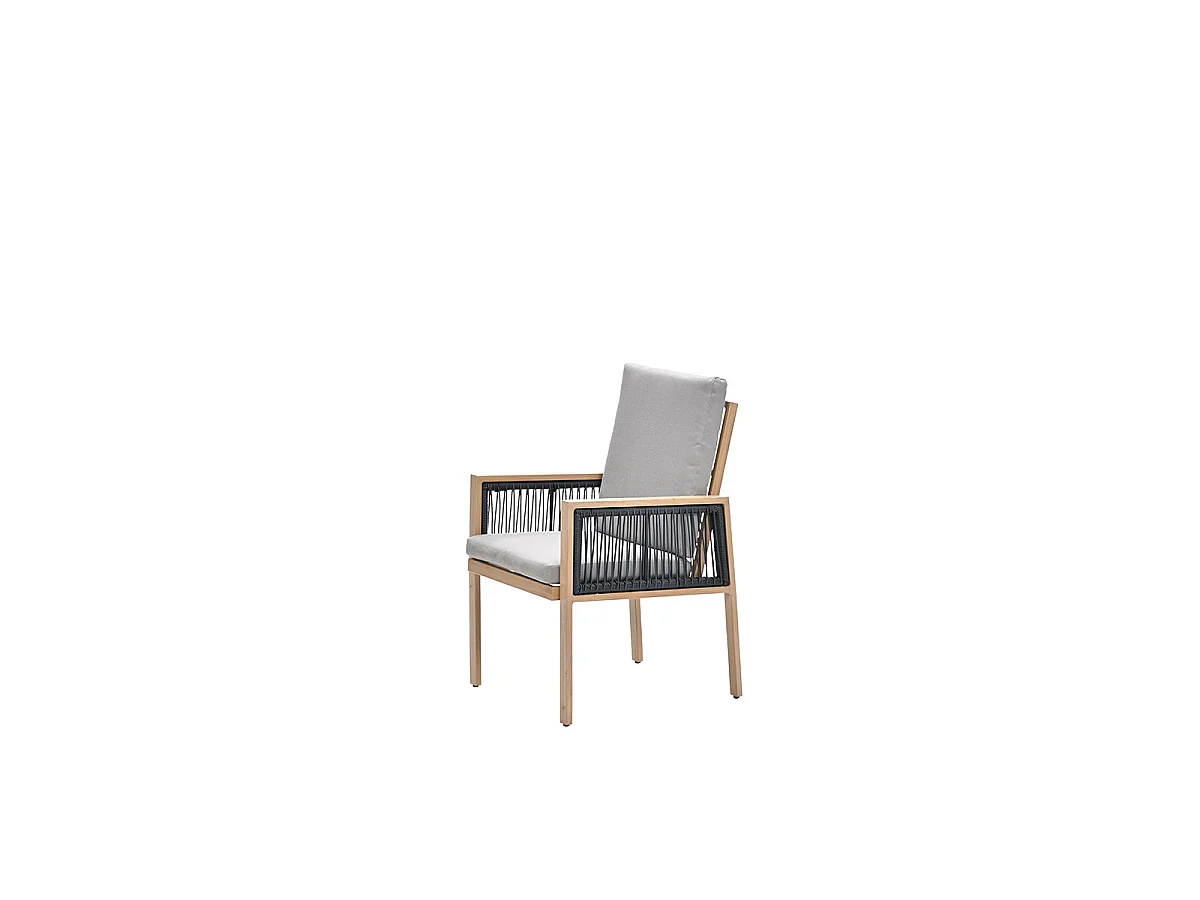 Garden Impressions San Capri lounge dining stoel - light teak aluminium