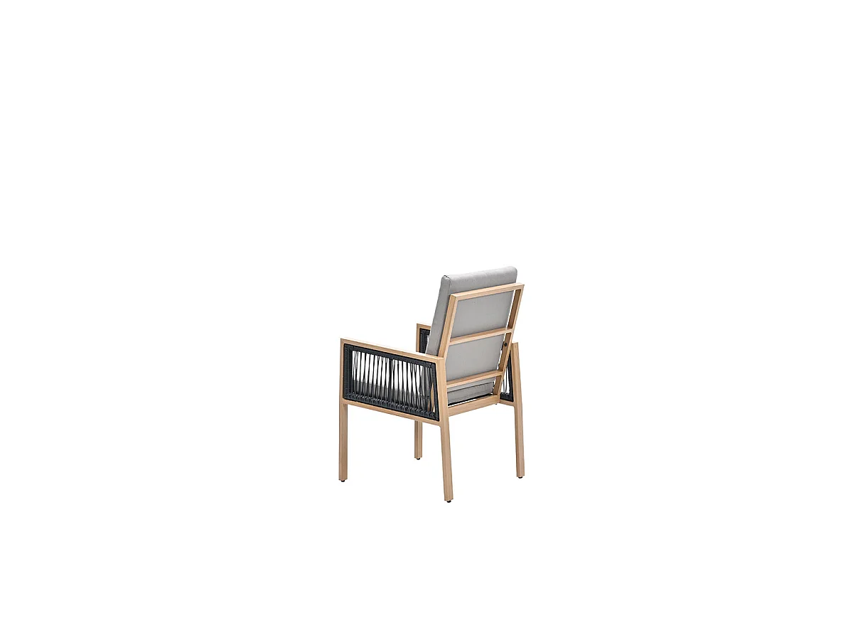 Garden Impressions San Capri lounge dining stoel - light teak aluminium