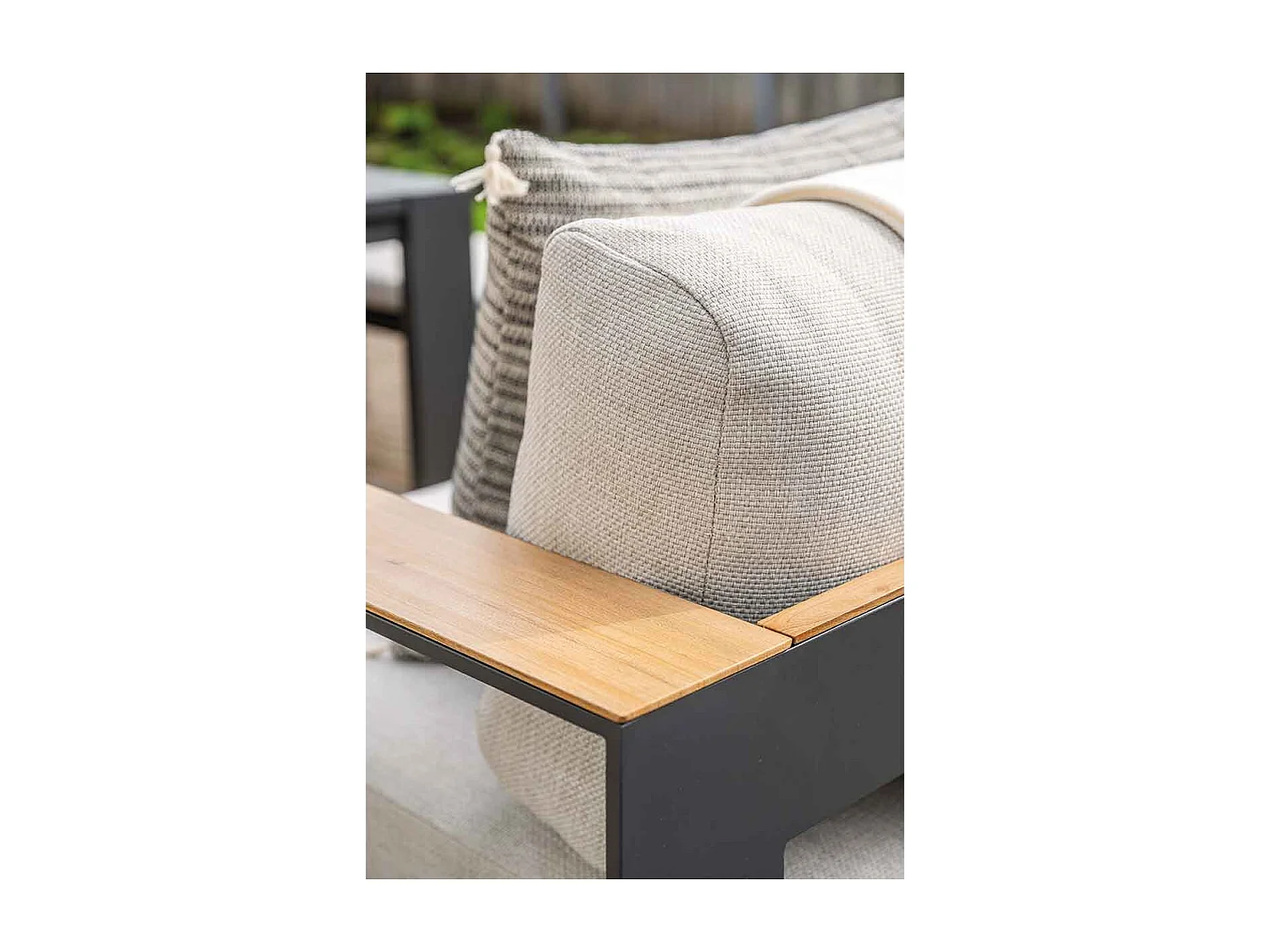 Garden Impressions Malakka lounge dining set 5-delig - valley sand - light teak look