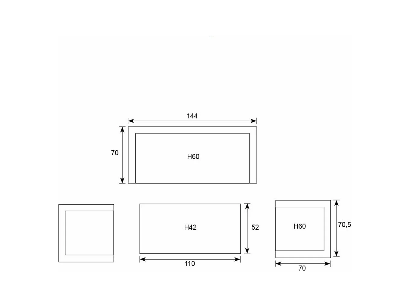 Garden Impressions Magday loungeset 4-delig - desert sand