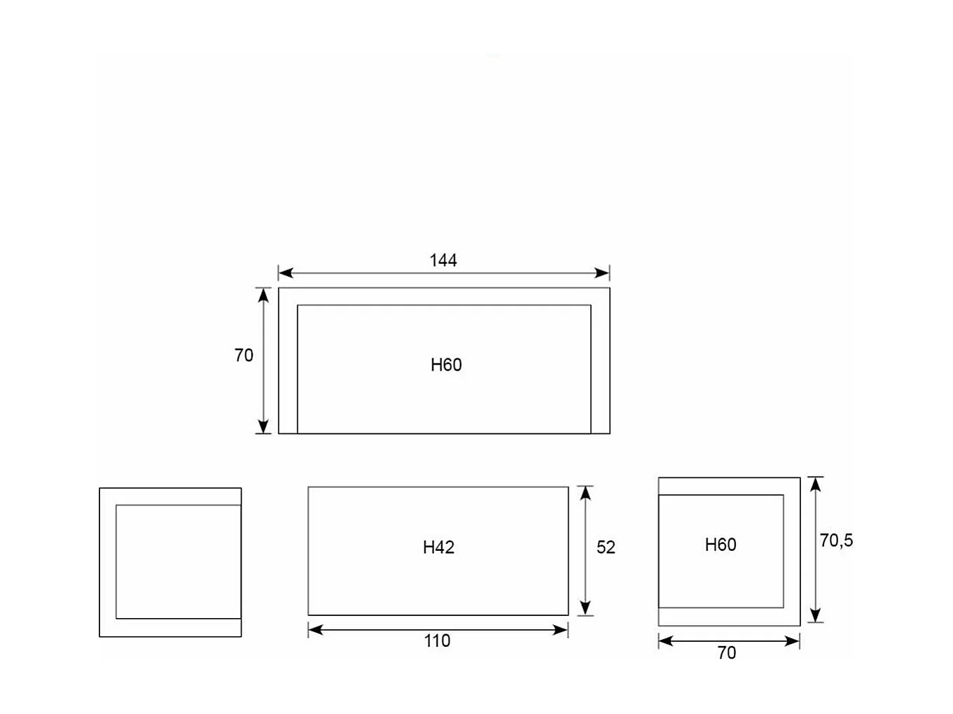 Garden Impressions Magday loungeset 4-delig - desert sand