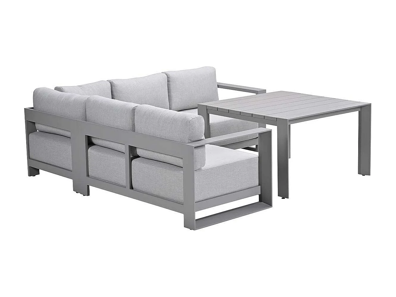 Garden Impressions Malakka lounge dining set 4-delig - taupe - valley sand