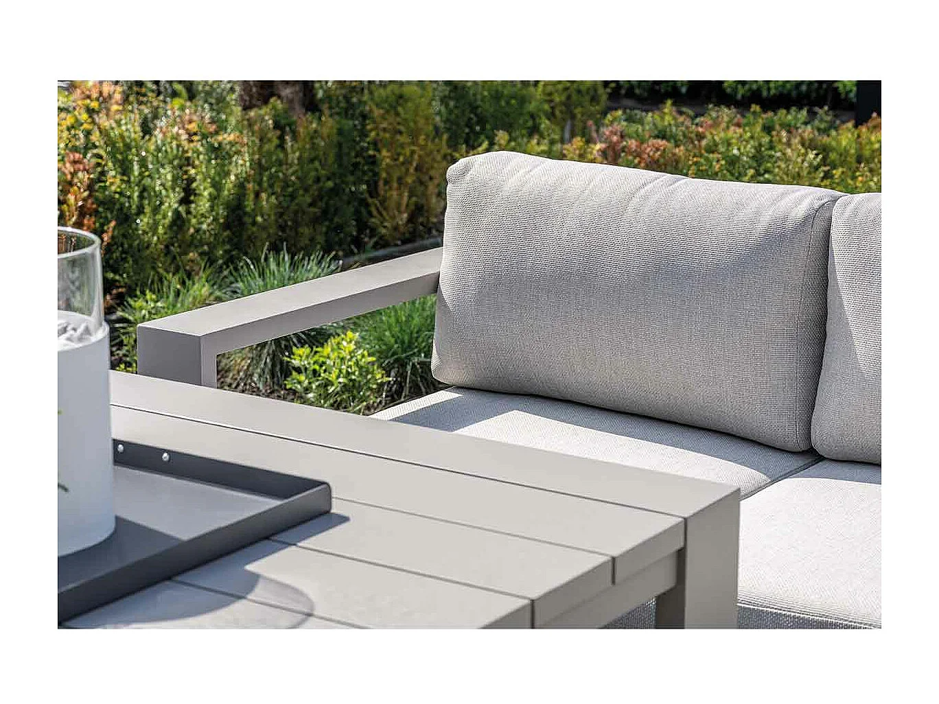 Garden Impressions Malakka lounge dining set 4-delig - taupe - valley sand