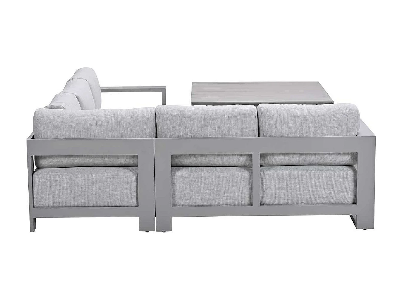 Garden Impressions Malakka lounge dining set 4-delig - taupe - valley sand