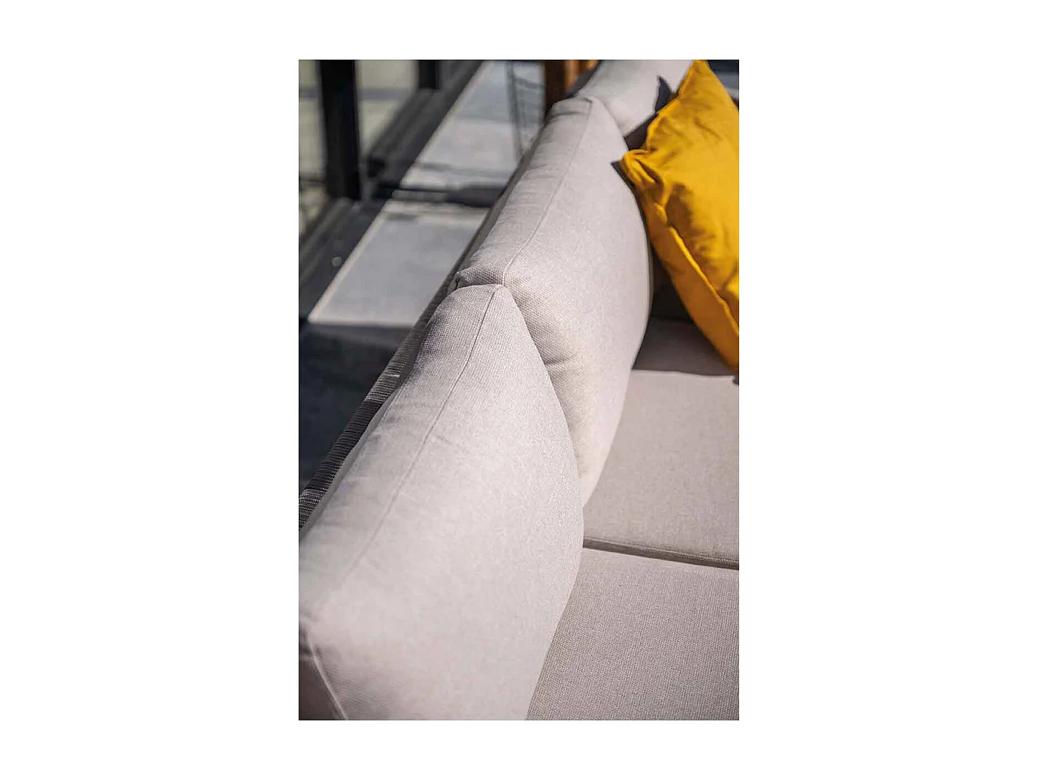 Garden Impressions Alora lounge dining set 5-delig links - grey sand