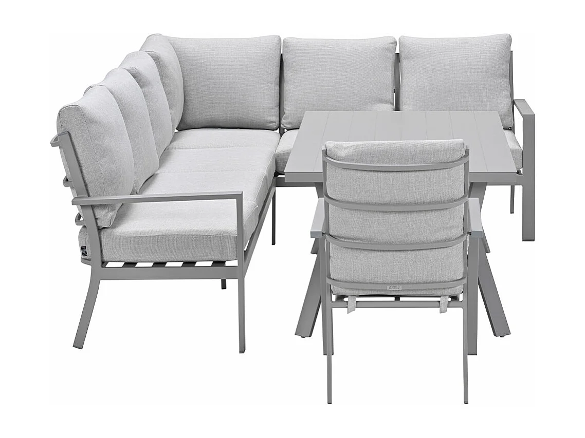 Ensemble de salon Garden Impressions Senja Valley Sand - 4 pièces - à droite avec chaise