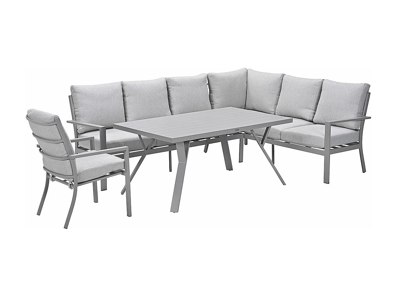 Ensemble de salon Garden Impressions Senja Valley Sand - 4 pièces - à droite avec chaise