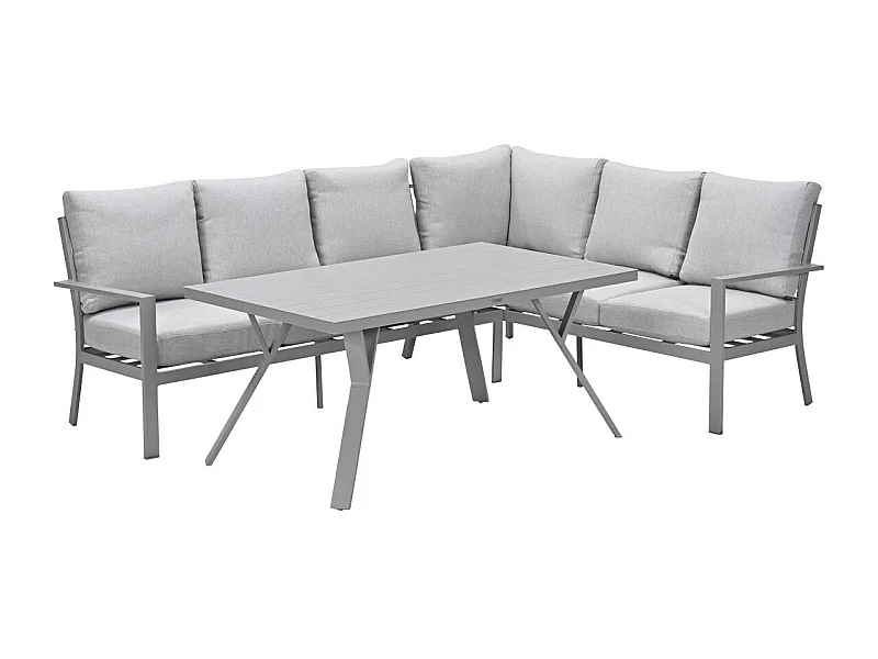 Salon salle à manger Garden Impressions Senja droite - sable de la vallée 3 pièces