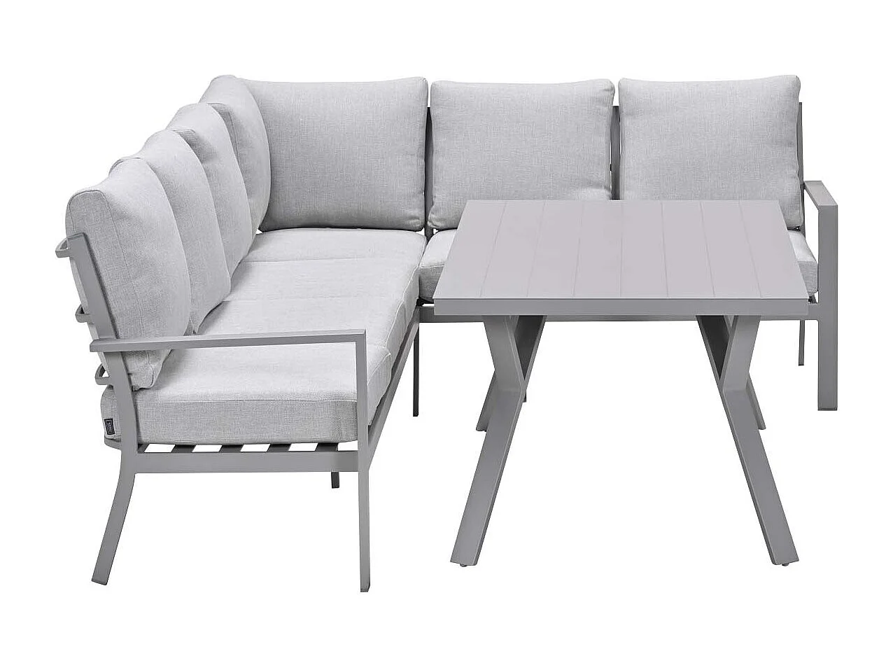 Garden Impressions Senja lounge dining set 3-delig rechts - valley sand