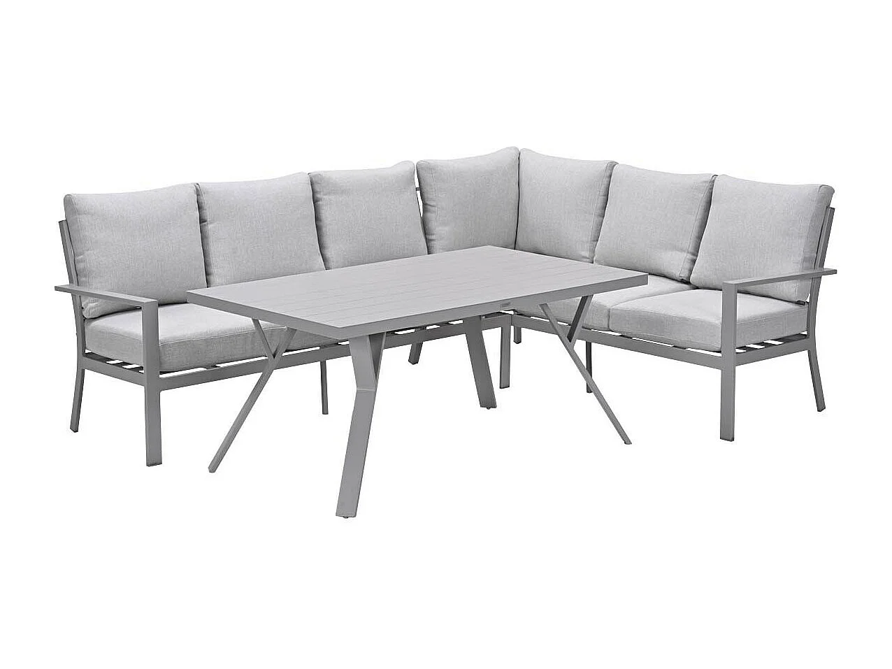 Salon salle à manger Garden Impressions Senja droite - sable de la vallée 3 pièces