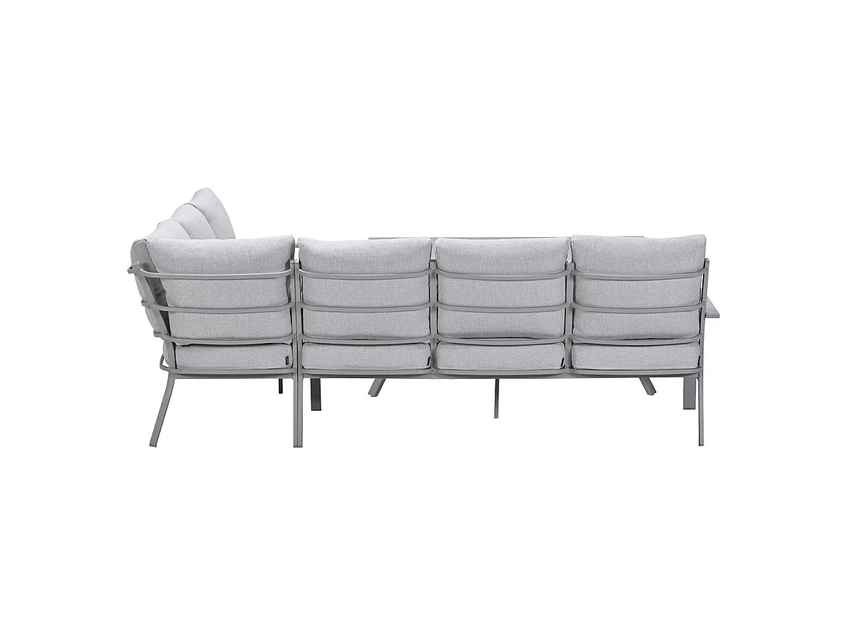 Garden Impressions Senja lounge dining set 3-delig rechts - valley sand