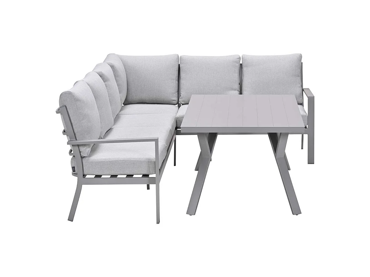 Garden Impressions Senja lounge dining set 3-delig rechts - valley sand