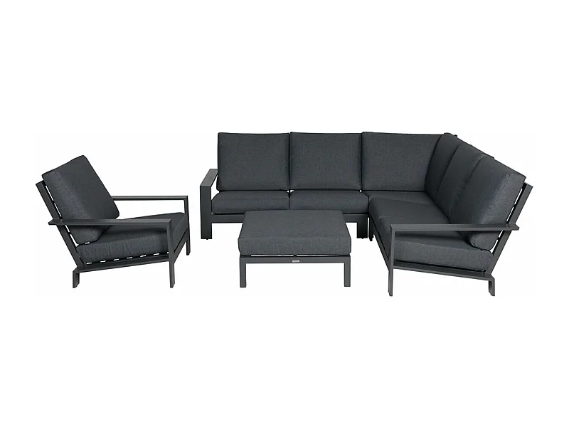 Garden Impressions Coba loungeset 5-delig donker grijs