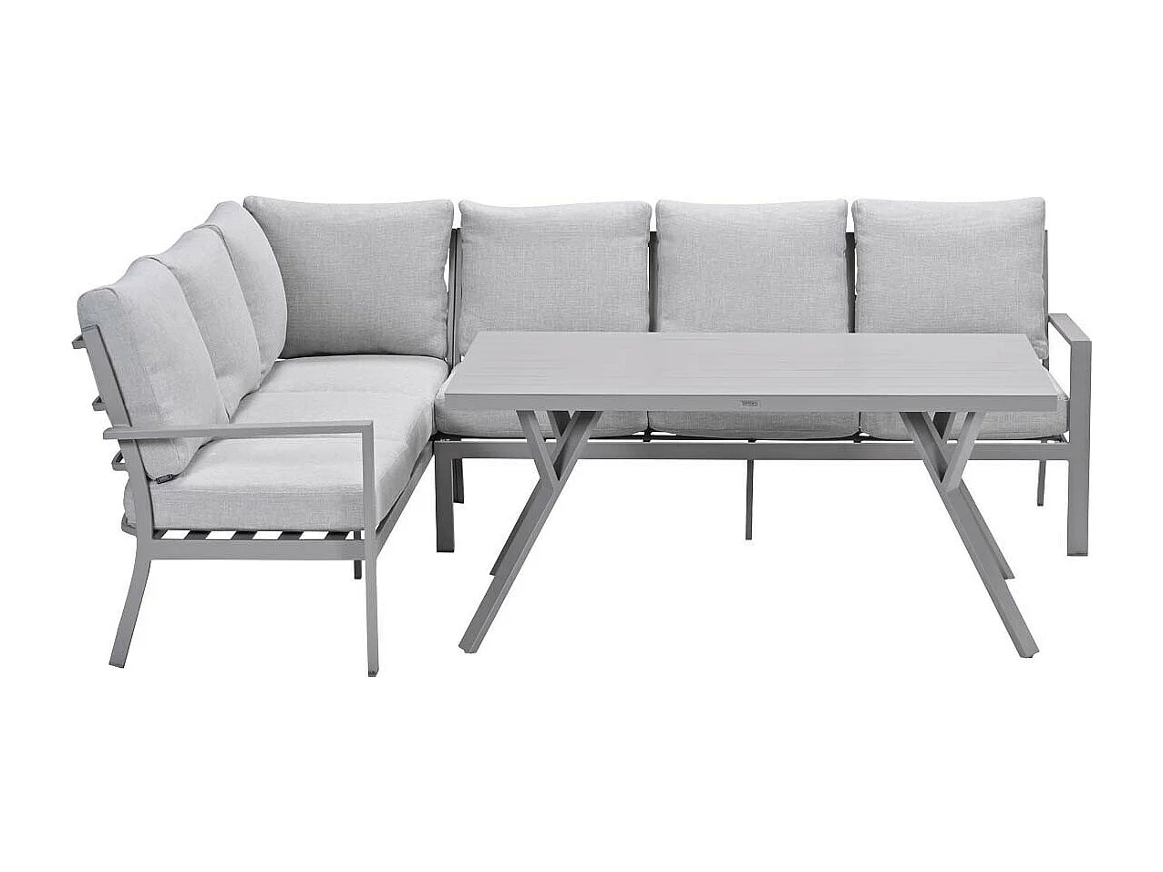 Garden Impressions Senja lounge dining set 3-delig links - valley sand