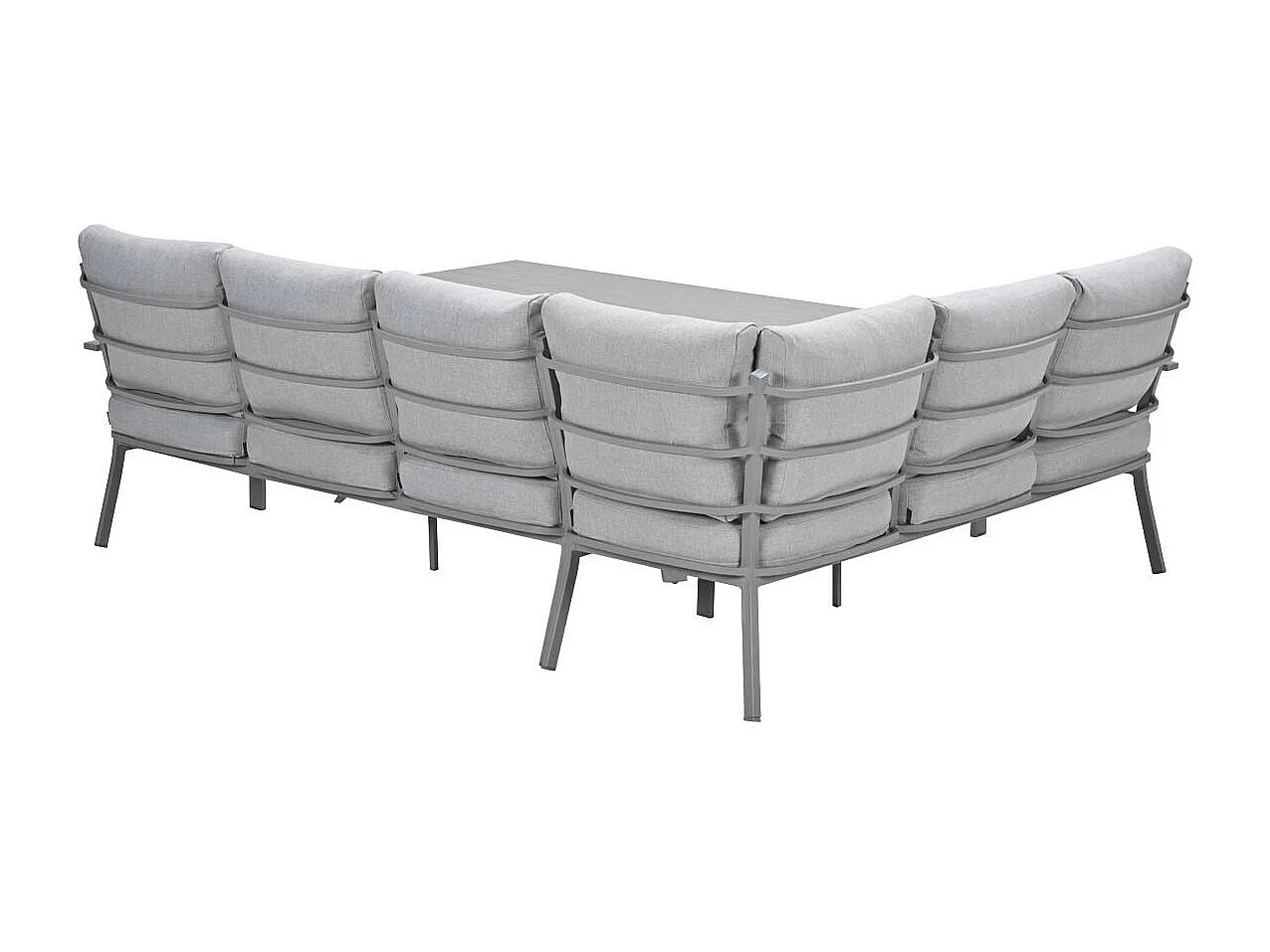 Garden Impressions Senja lounge dining set 3-delig links - valley sand