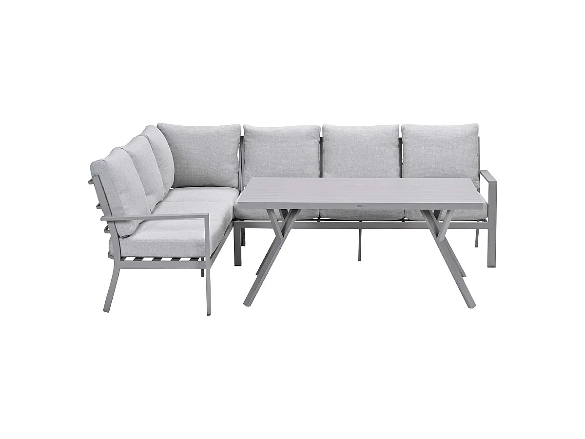 Garden Impressions Senja lounge dining set 3-delig links - valley sand